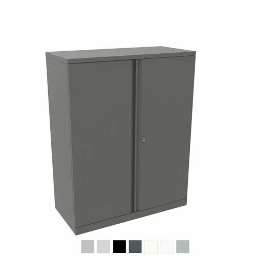 Grey storage cupboard