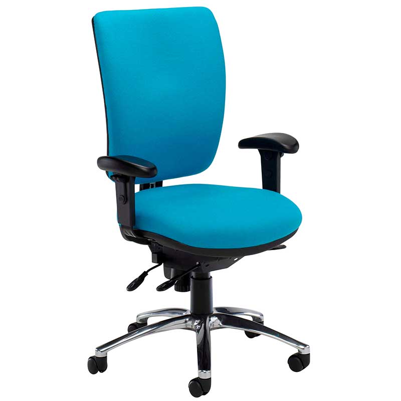 Ergonomic task 24 chair with arms HSI Hospital Furniture Reading