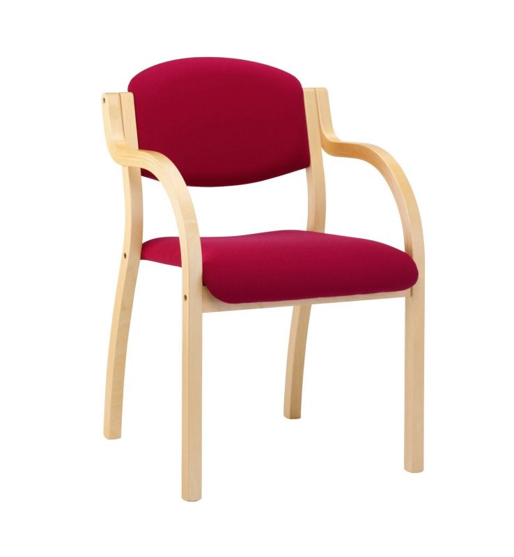 Red Westwood chair with arms
