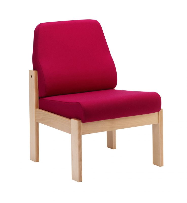 Red padded Westwood chair