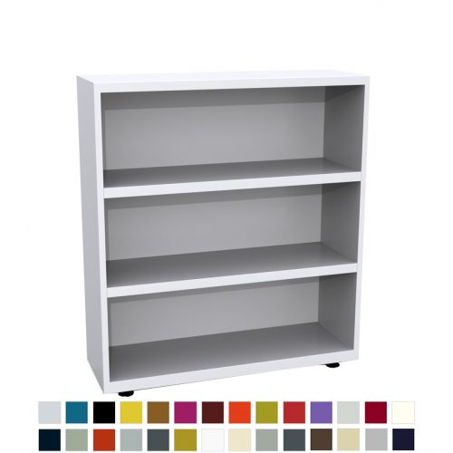White bookcase with 3 shelves