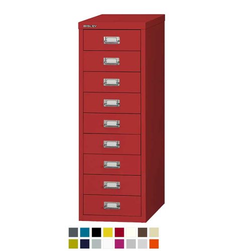 Red multidrawer