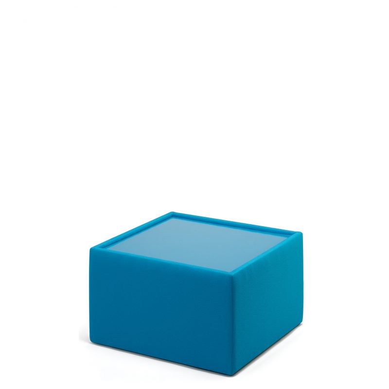 Blue modular table