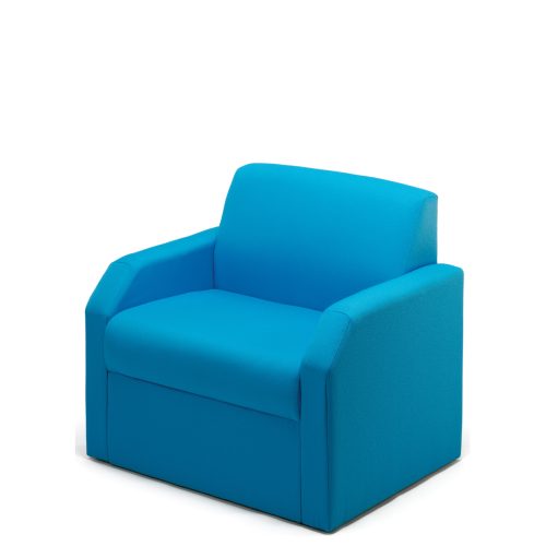 Blue modular seating