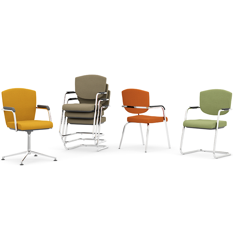 Key stacking cantilever chair KEY32B HSI Office Furniture