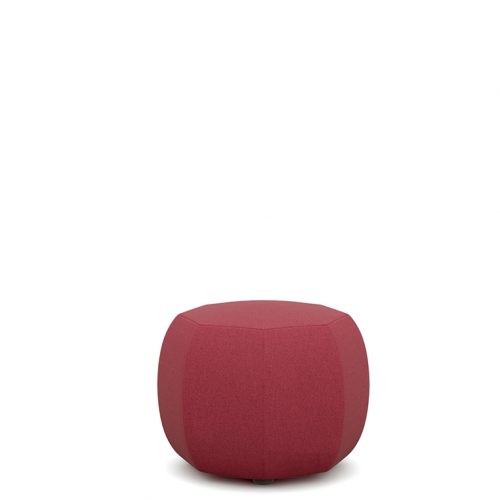 Small red pouff