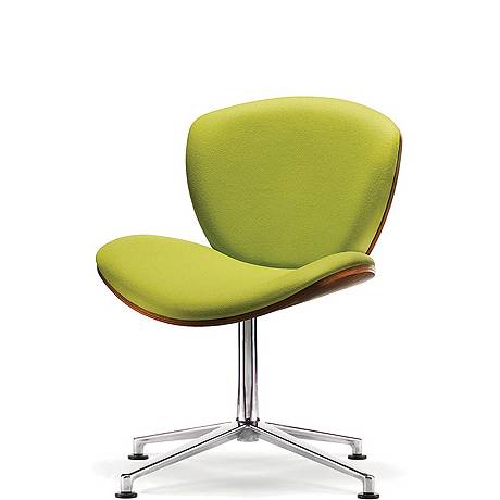 Lime green swivel chair